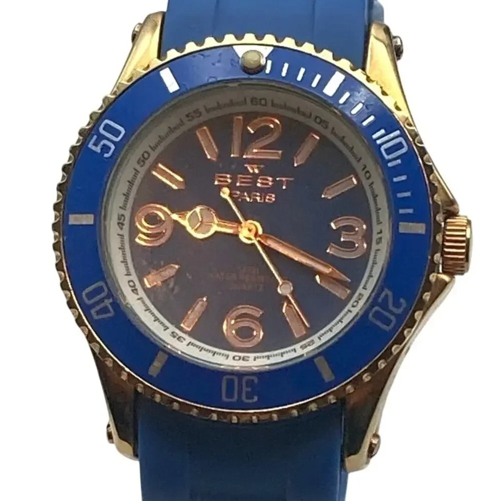W Best Paris Limited Edition Mens Womens Watch 38mm - New Battery -Adjustable WR